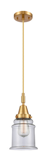 Caden One Light Mini Pendant in Satin Gold (405|4471PSGG182)