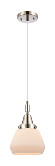 Caden One Light Mini Pendant in Polished Nickel (405|4471PPNG171)