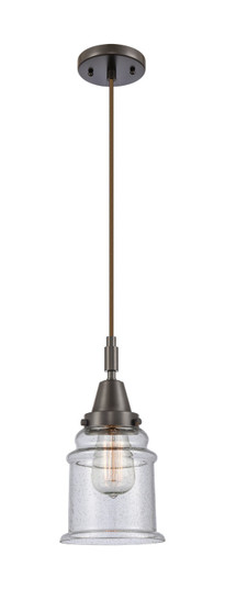 Caden One Light Mini Pendant in Oil Rubbed Bronze (405|4471POBG184)