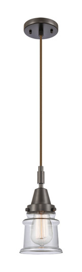 Caden One Light Mini Pendant in Oil Rubbed Bronze (405|4471POBG182S)