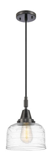 Caden One Light Pendant in Matte Black (405|4471PBKG713)