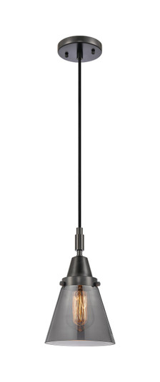Caden One Light Mini Pendant in Matte Black (405|4471PBKG63)