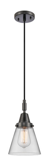 Caden One Light Pendant in Matte Black (405|4471PBKG62)