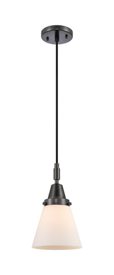 Caden One Light Pendant in Matte Black (405|4471PBKG61)