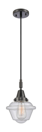 Caden One Light Mini Pendant in Matte Black (405|4471PBKG534)