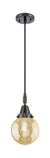 Caden One Light Mini Pendant in Matte Black (405|4471PBKG2086)