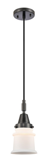 Caden One Light Mini Pendant in Matte Black (405|4471PBKG181S)