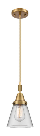 Caden One Light Mini Pendant in Brushed Brass (405|4471PBBG62)