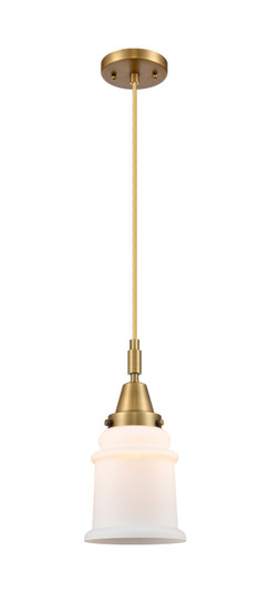 Caden One Light Mini Pendant in Brushed Brass (405|4471PBBG181)