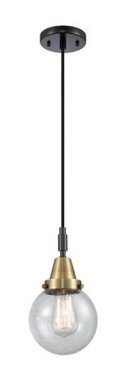 Caden One Light Pendant in Black Antique Brass (405|4471PBABG2046)