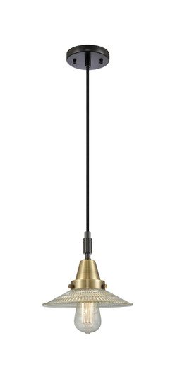 Caden One Light Mini Pendant in Black Antique Brass (405|4471PBABG2)