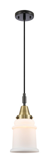 Caden One Light Pendant in Black Antique Brass (405|4471PBABG181)