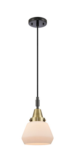 Caden One Light Pendant in Black Antique Brass (405|4471PBABG171)