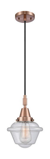 Caden One Light Mini Pendant in Antique Copper (405|4471PACG534)