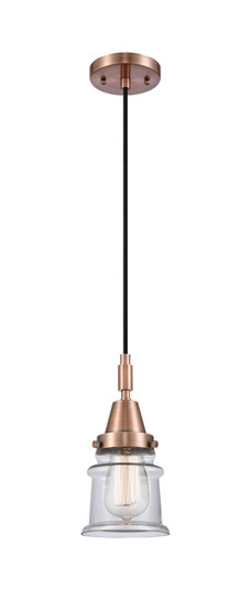 Caden One Light Mini Pendant in Antique Copper (405|4471PACG182S)