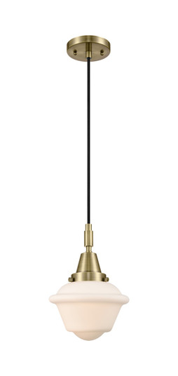 Caden One Light Mini Pendant in Antique Brass (405|4471PABG531)