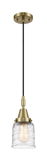 Caden One Light Mini Pendant in Antique Brass (405|4471PABG513)
