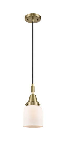 Caden One Light Mini Pendant in Antique Brass (405|4471PABG51)