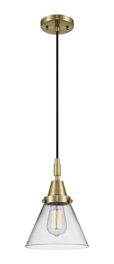 Caden One Light Mini Pendant in Antique Brass (405|4471PABG42)