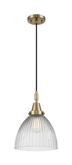 Caden One Light Mini Pendant in Antique Brass (405|4471PABG222)