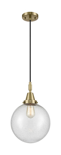 Caden One Light Mini Pendant in Antique Brass (405|4471PABG20410)
