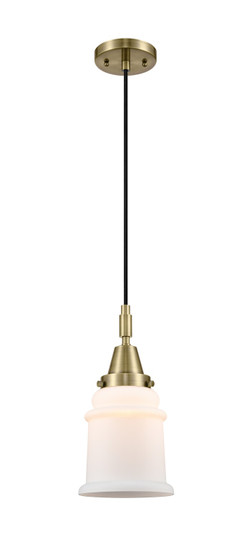 Caden One Light Mini Pendant in Antique Brass (405|4471PABG181)