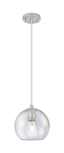 Downtown Urban One Light Pendant in Satin Nickel (405|4341PSNG1248)