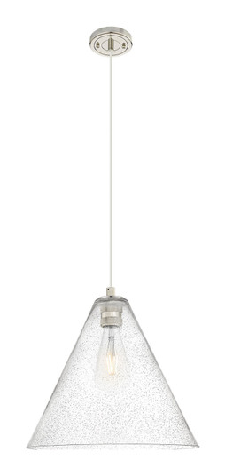 Downtown Urban One Light Pendant in Polished Nickel (405|4341PPNGBC164)