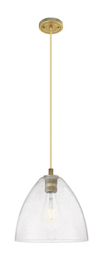 Downtown Urban One Light Pendant in Brushed Brass (405|4341PBBGBD124)