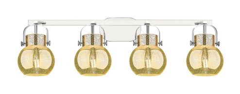 Downtown Urban Four Light Bath Vanity in Polished Chrome (405|4234WPCG4106ME)