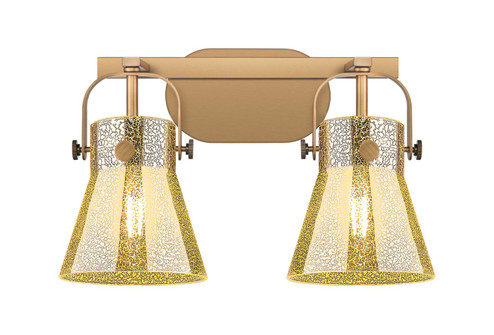 Downtown Urban Two Light Bath Vanity in Brushed Brass (405|4232WBBG4116ME)