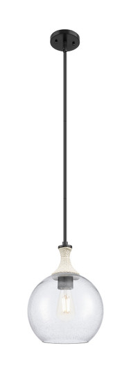 Ballston One Light Mini Pendant in Matte Black (405|4151SRBKG12410)