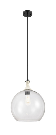 Ballston One Light Pendant in Matte Black (405|4151SRBKG12214)