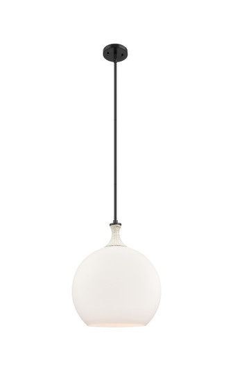 Ballston One Light Pendant in Matte Black (405|4151SRBKG12114)
