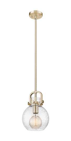 Downtown Urban One Light Mini Pendant in Champagne Bronze (405|4101SSCBG4108SDY)