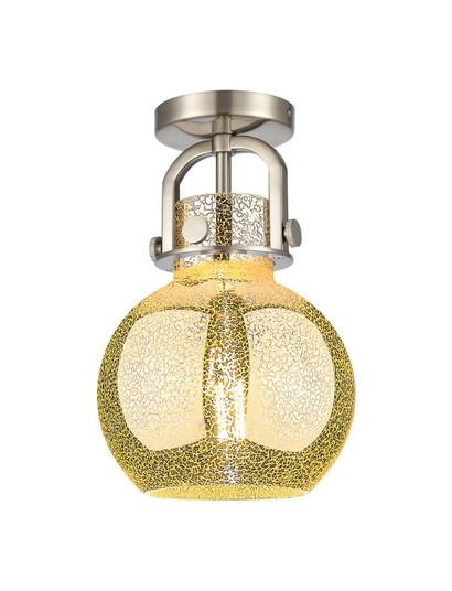 Downtown Urban One Light Semi-Flush Mount in Satin Nickel (405|4101FSNG4108ME)