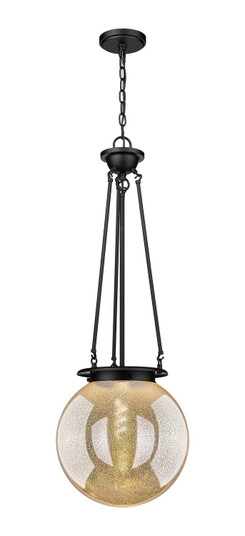 Essex One Light Pendant in Matte Black (405|2211PBKG20814)