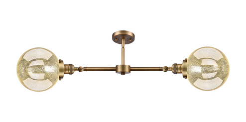 Franklin Restoration Two Light Island Pendant in Brushed Brass (405|209BBG2088)