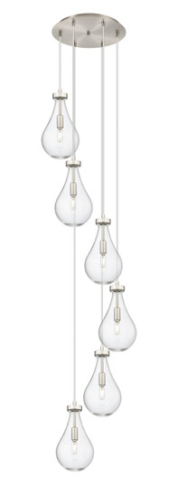 Downtown Urban Six Light Pendant in Brushed Satin Nickel (405|1164511PSNG4517CL)