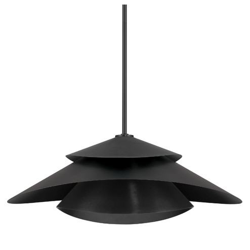 Hiro One Light Pendant in Matte Black (47|48155)