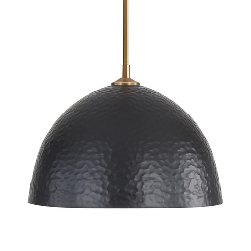 Shepard One Light Pendant in Modern Brass (62|6950LMBSBLK)