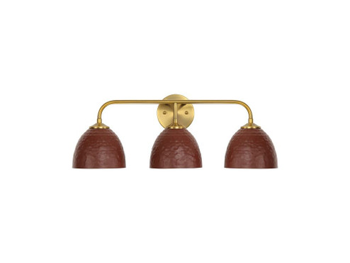 Shepard Three Light Vanity in Modern Brass (62|6950BA3MBSRC)