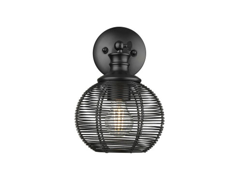 Calypso One Light Wall Sconce in Matte Black (62|68021WBLK)