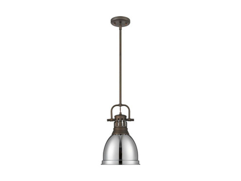 Duncan One Light Pendant in Rubbed Bronze (62|3604SRBZCH)