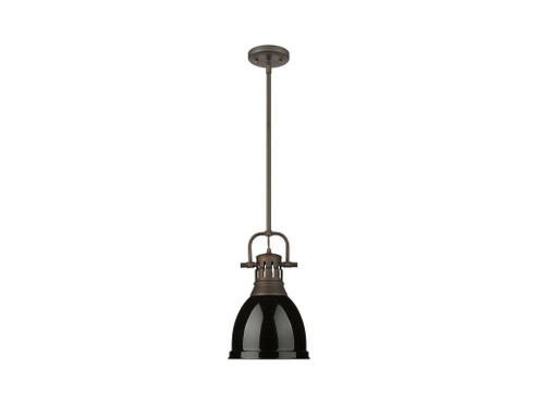 Duncan One Light Pendant in Rubbed Bronze (62|3604SRBZBK)