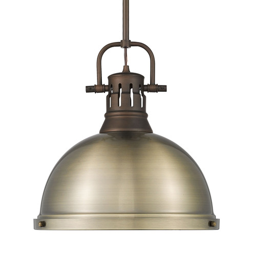 Duncan One Light Pendant in Rubbed Bronze (62|3604LRBZAB)