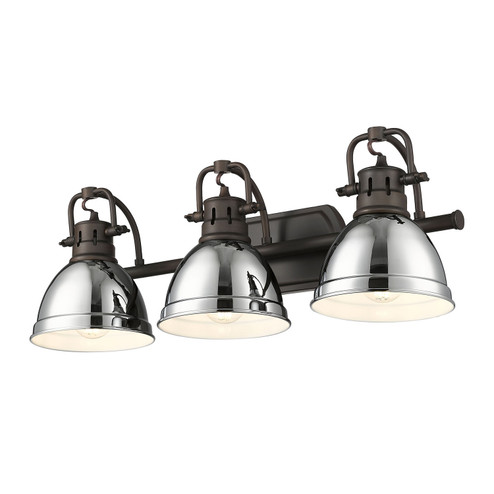 Duncan BCB Three Light Vanity in Rubbed Bronze (62|3602BA3RBZCH)