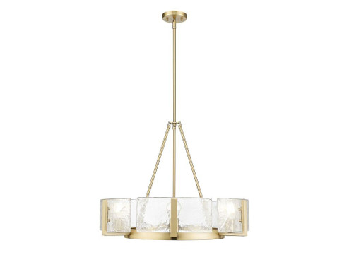 Aenon Six Light Chandelier in Brushed Champagne Brass (62|31646BCBHWG)