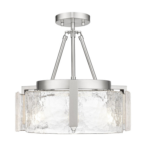 Aenon Three Light Semi-Flush Mount in Pewter (62|31643SFPWHWG)