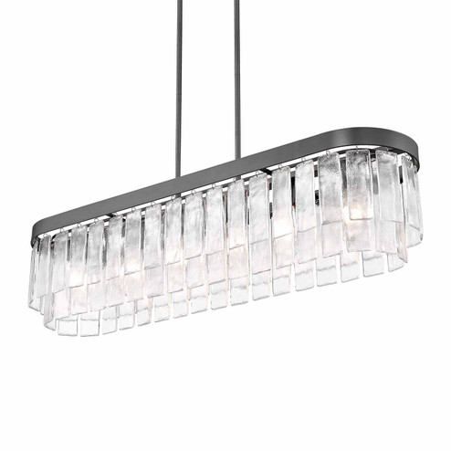 Ciara Six Light Pendant in Matte Black (62|1768LPBLKHWG)